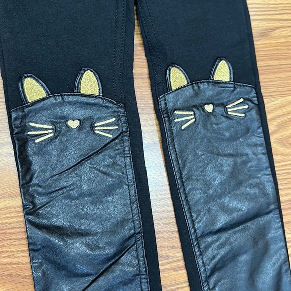 Black 3D Kitty Cat Pants - Picture 4 of 6
